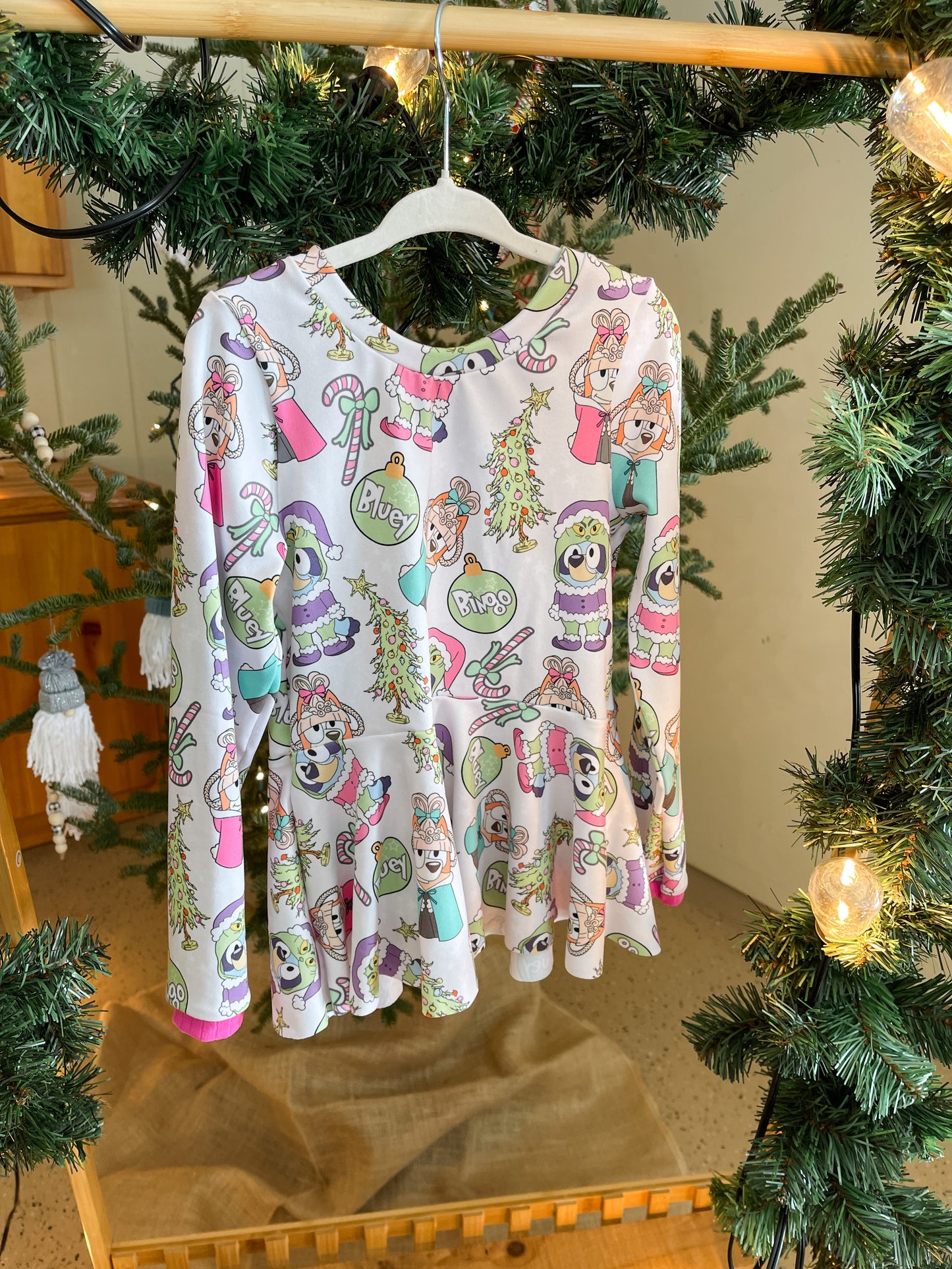 Heeler Friends Peplum Top