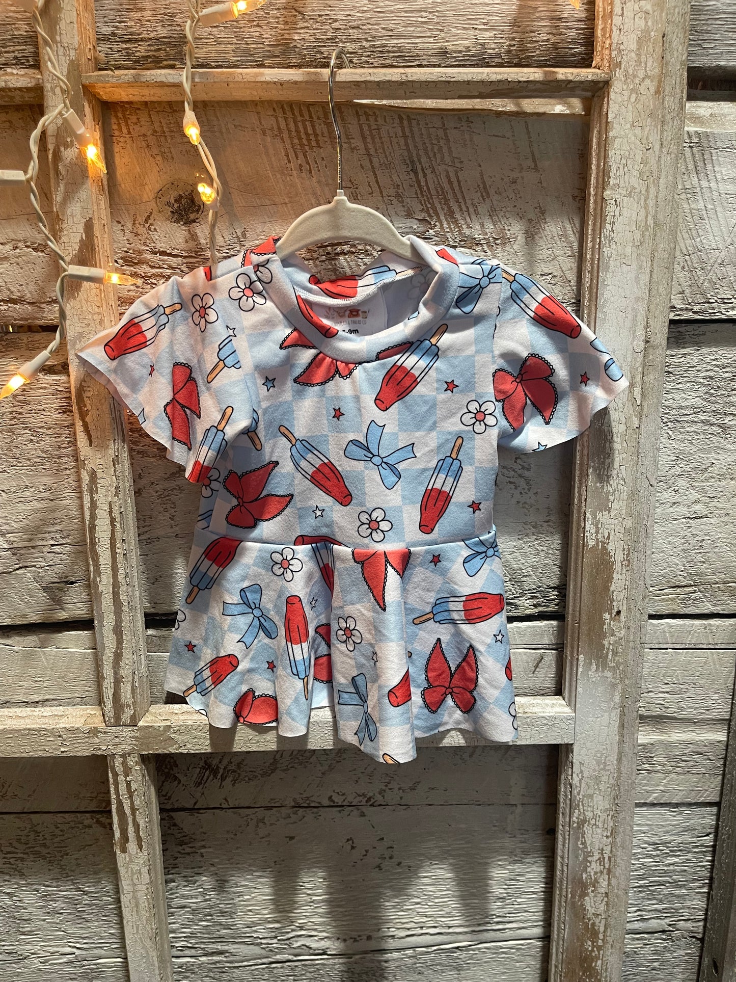 Popsicle Peplum Top