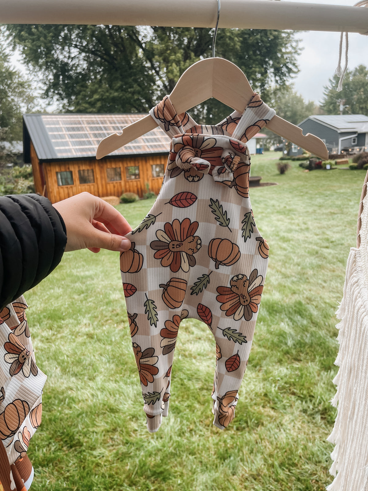 Turkey Knotted Overalls