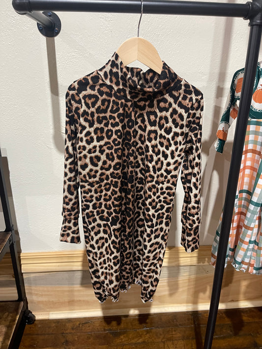 Leopard Sweater Dress