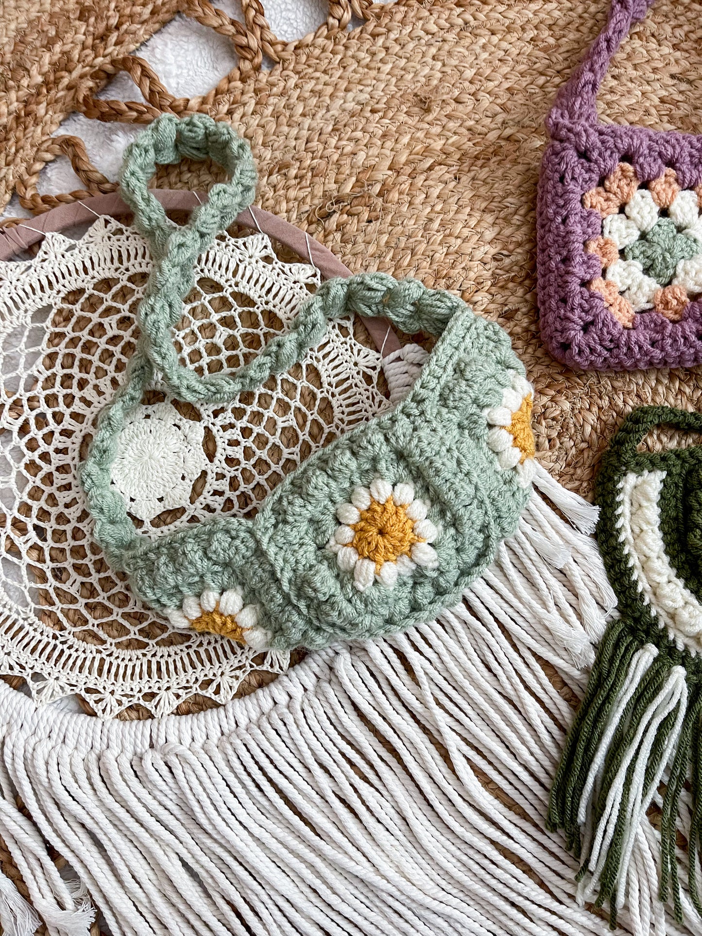 Crochet Sling Bitty Bag