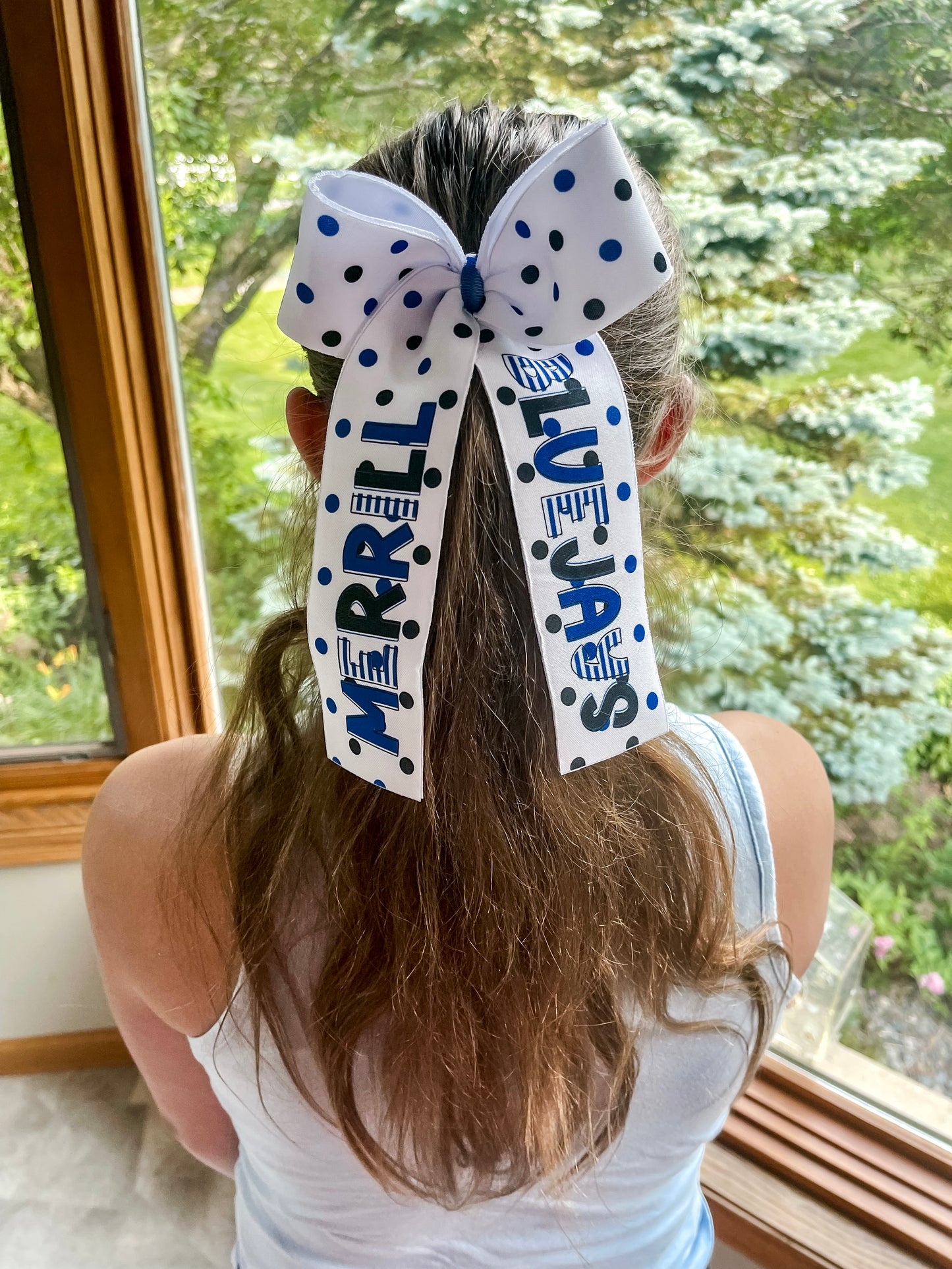 BLUEJAY School Spirit Bow
