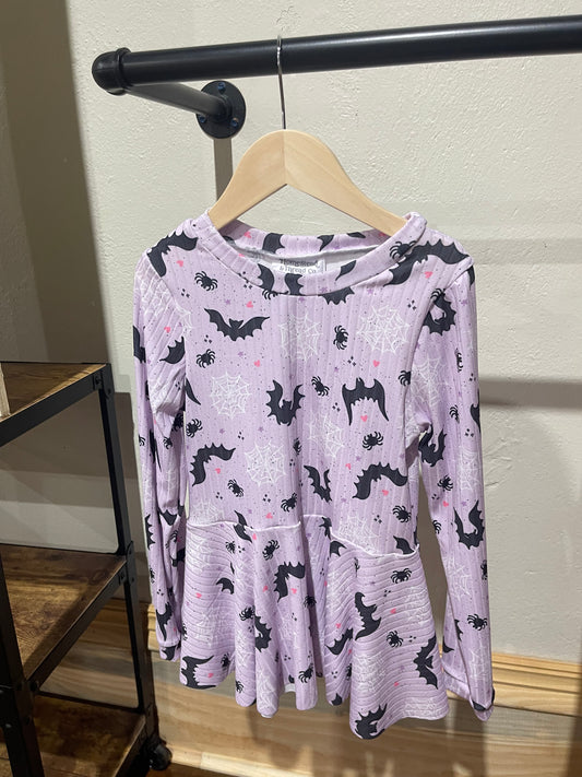 Purple Bats Peplum