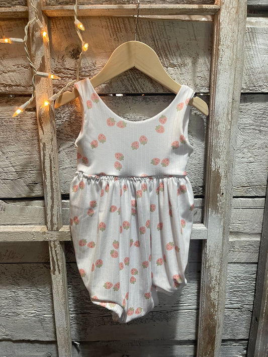 Strawberry Bubble Romper