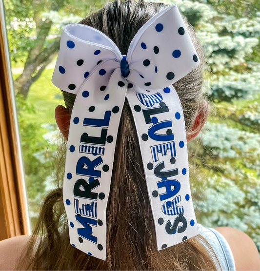BLUEJAY School Spirit Bow