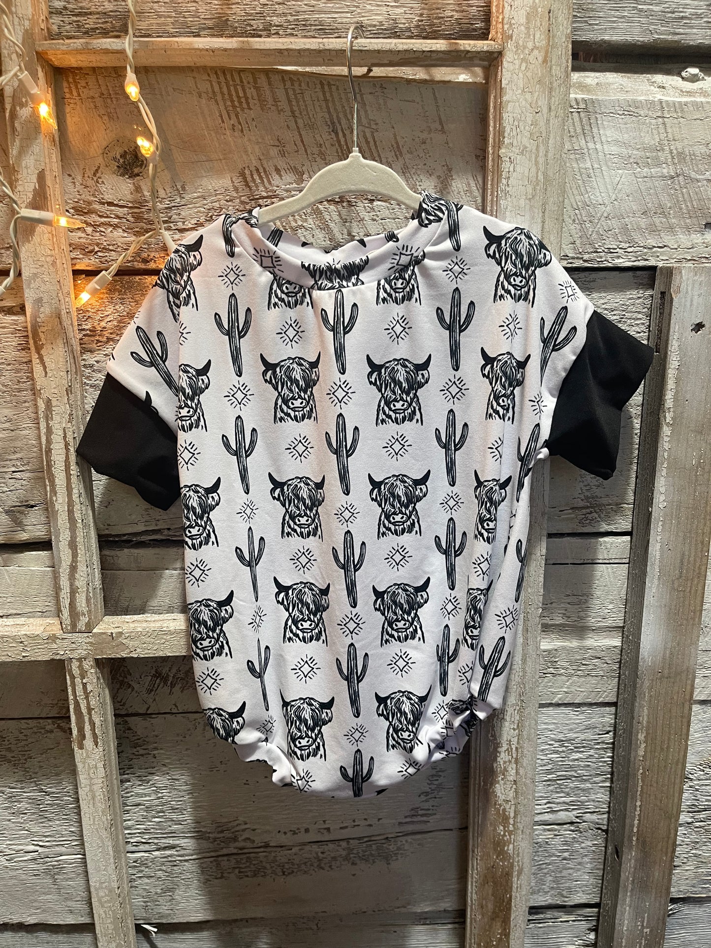 Highland Cow Romper