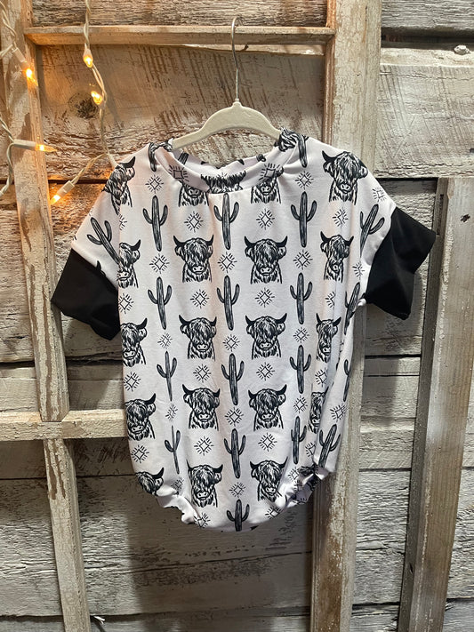 Highland Cow Romper